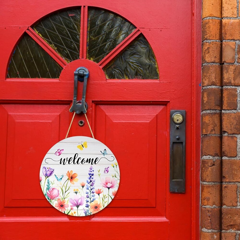 Welcome Spring Door Sign - Picture 3 of 7